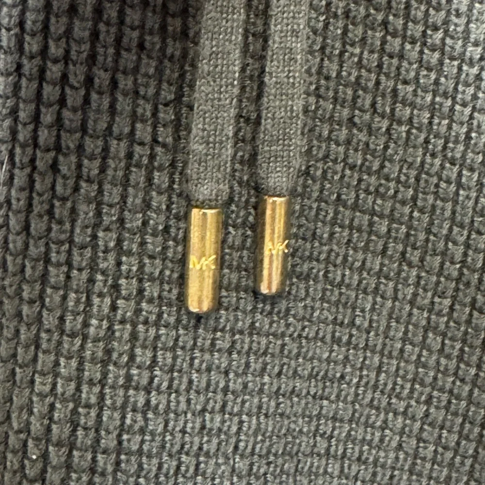 Michael Kors Women's olive Green Knit hoodie - Picture 7 of 9